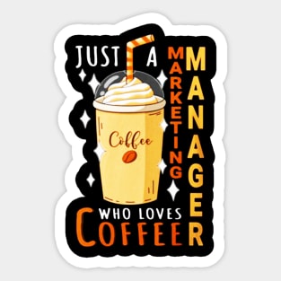 just Loves Coffee Sticker